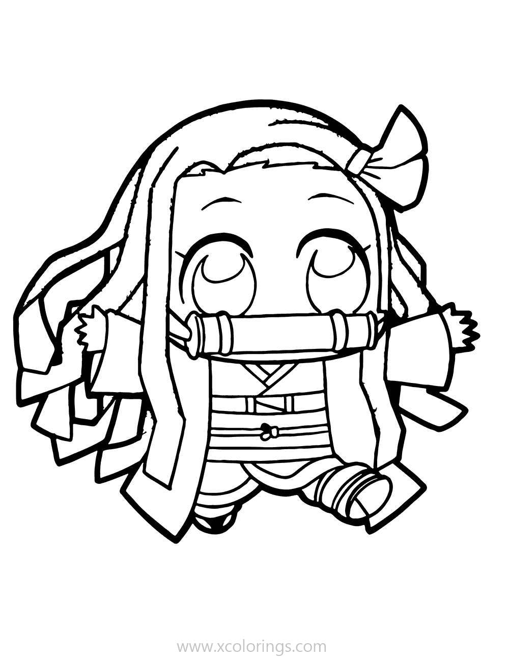 Nezuko Coloring Pages Coloring Pages For Kids And Adults