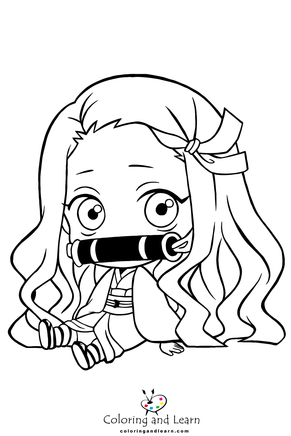 Nezuko Coloring Pages