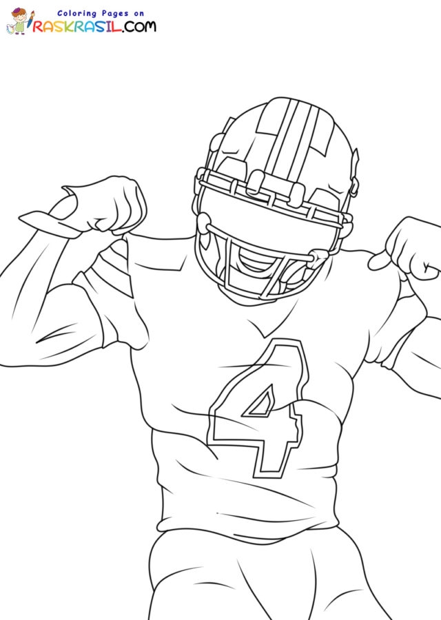 Nfl Football Coloring Pages Printable Coloring Pages