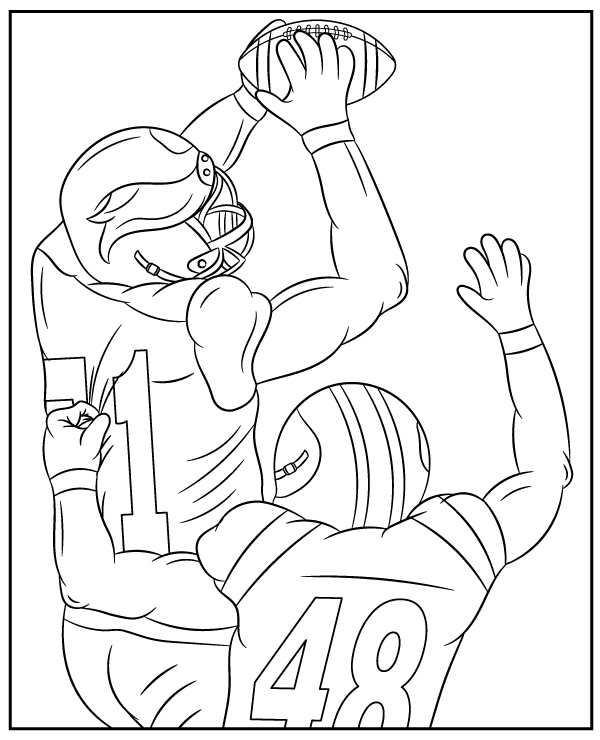 Nfl Football Coloring Pages