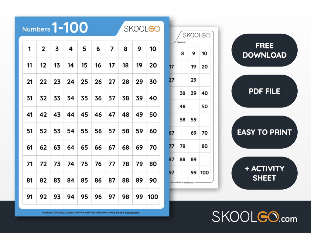 number 1 worksheet