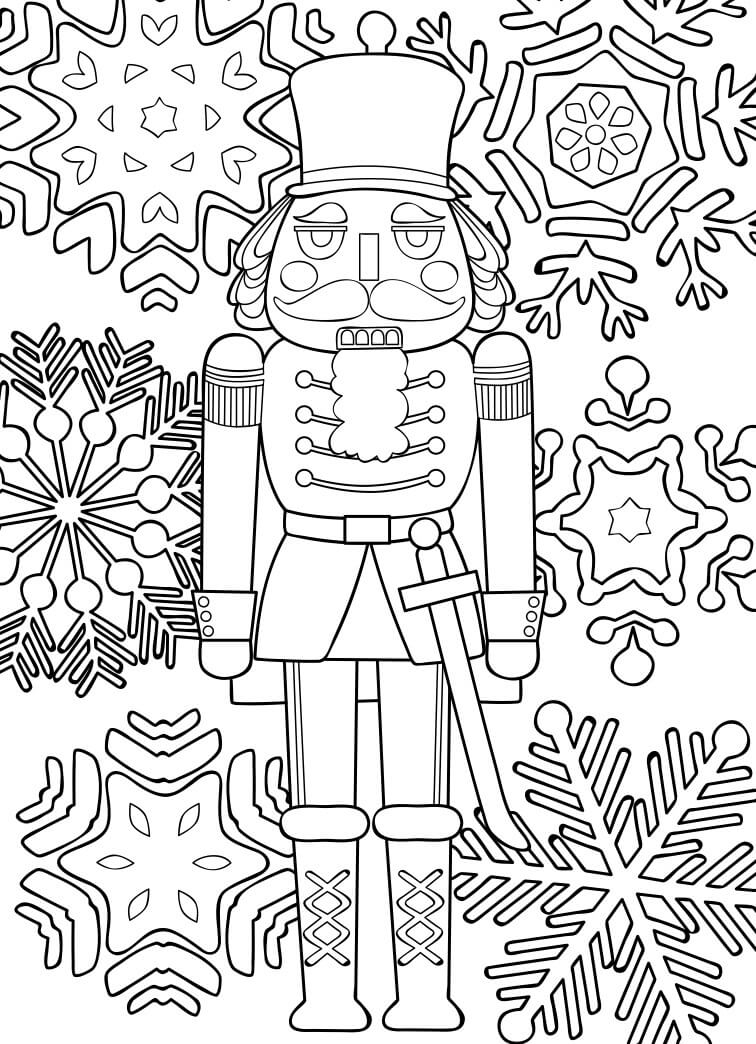 Nutcracker Coloring Page