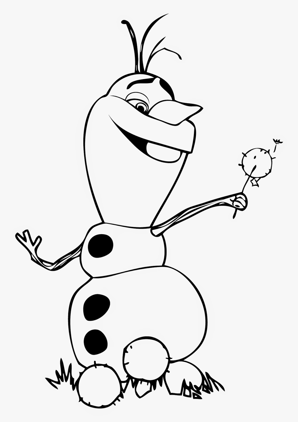 Olaf Coloring Pages