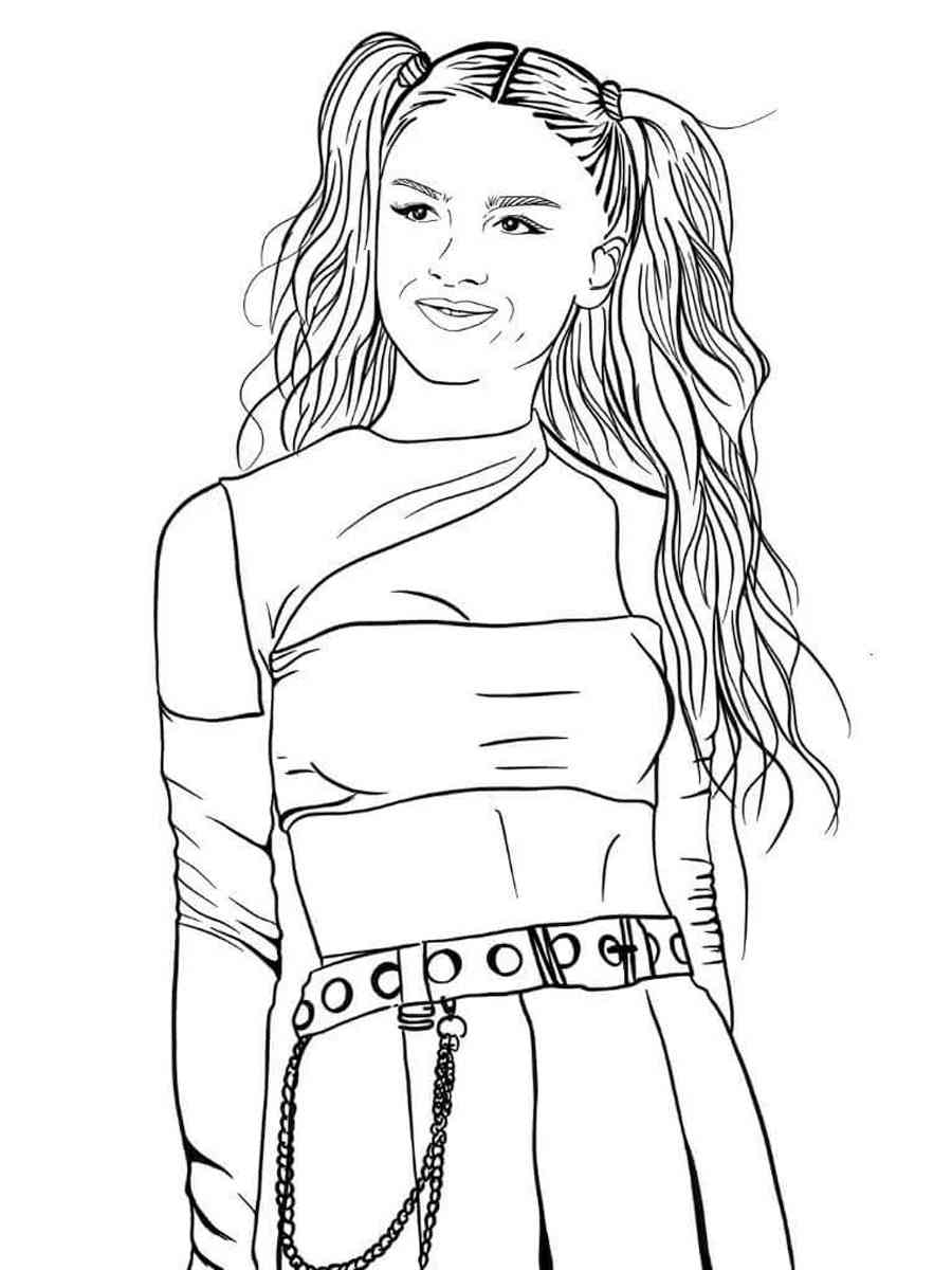 Olivia Rodrigo Coloring Pages
