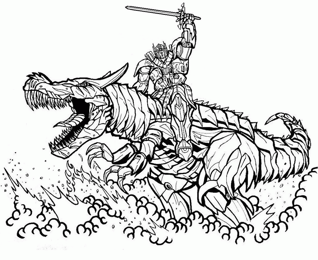Optimus Coloring Pages Coloring Home