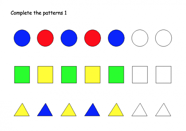 Patterns Worksheets Share My Lesson Worksheets Library