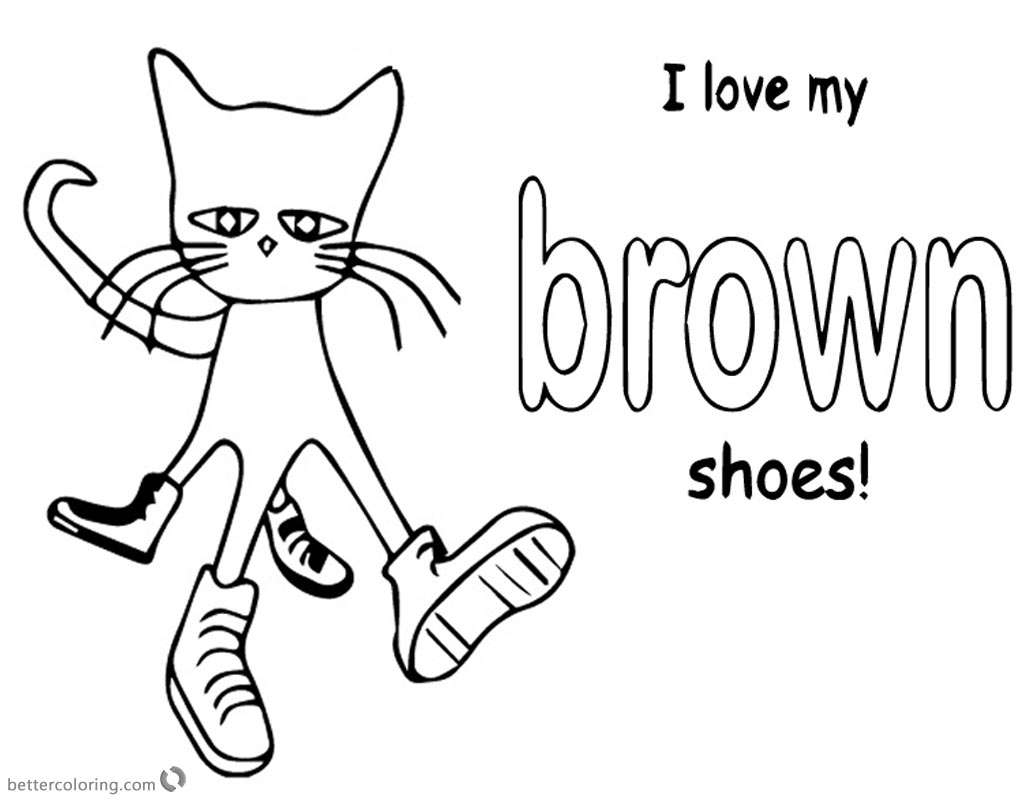 Pete The Cat Coloring Pages
