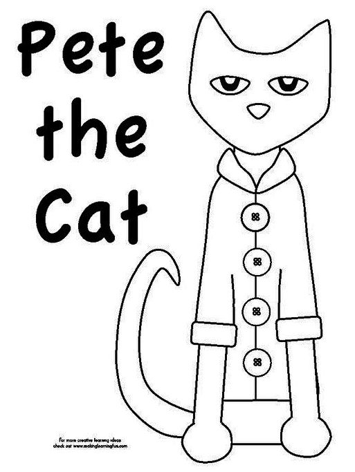 Pete The Cat Coloring Pages Coloring Pages