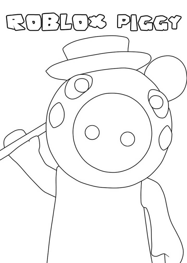 Piggy Roblox 3 Coloring Page Free Printable Coloring Pages For Kids
