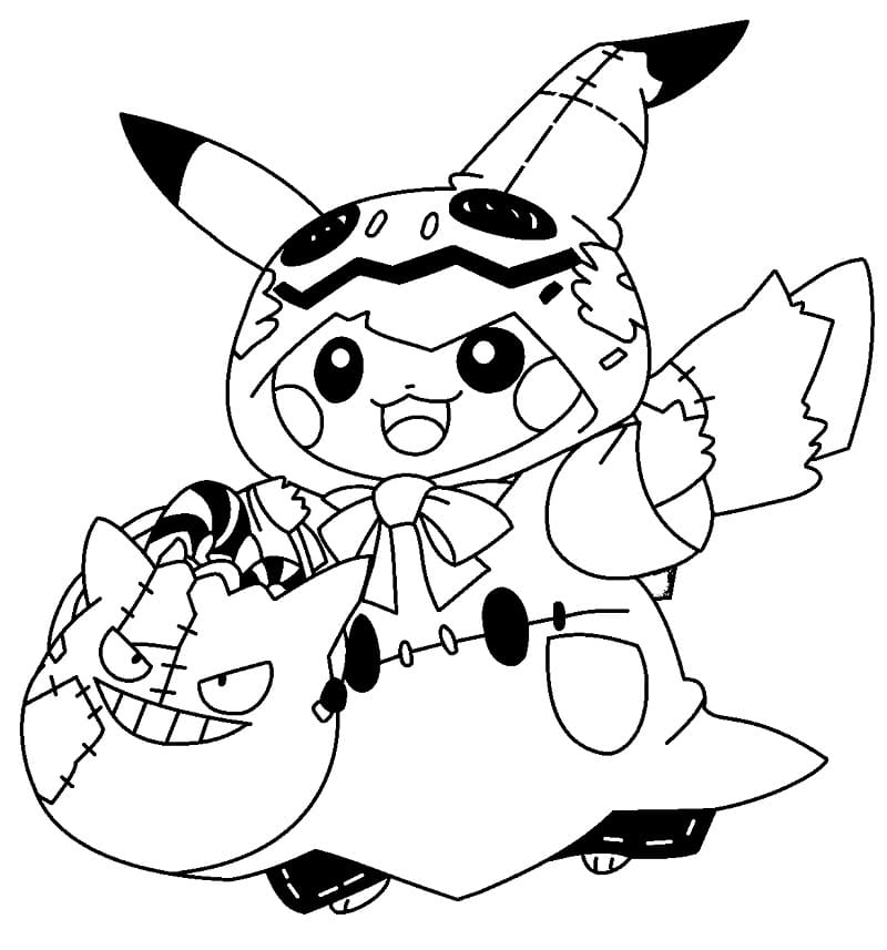 Pikachu Color Page