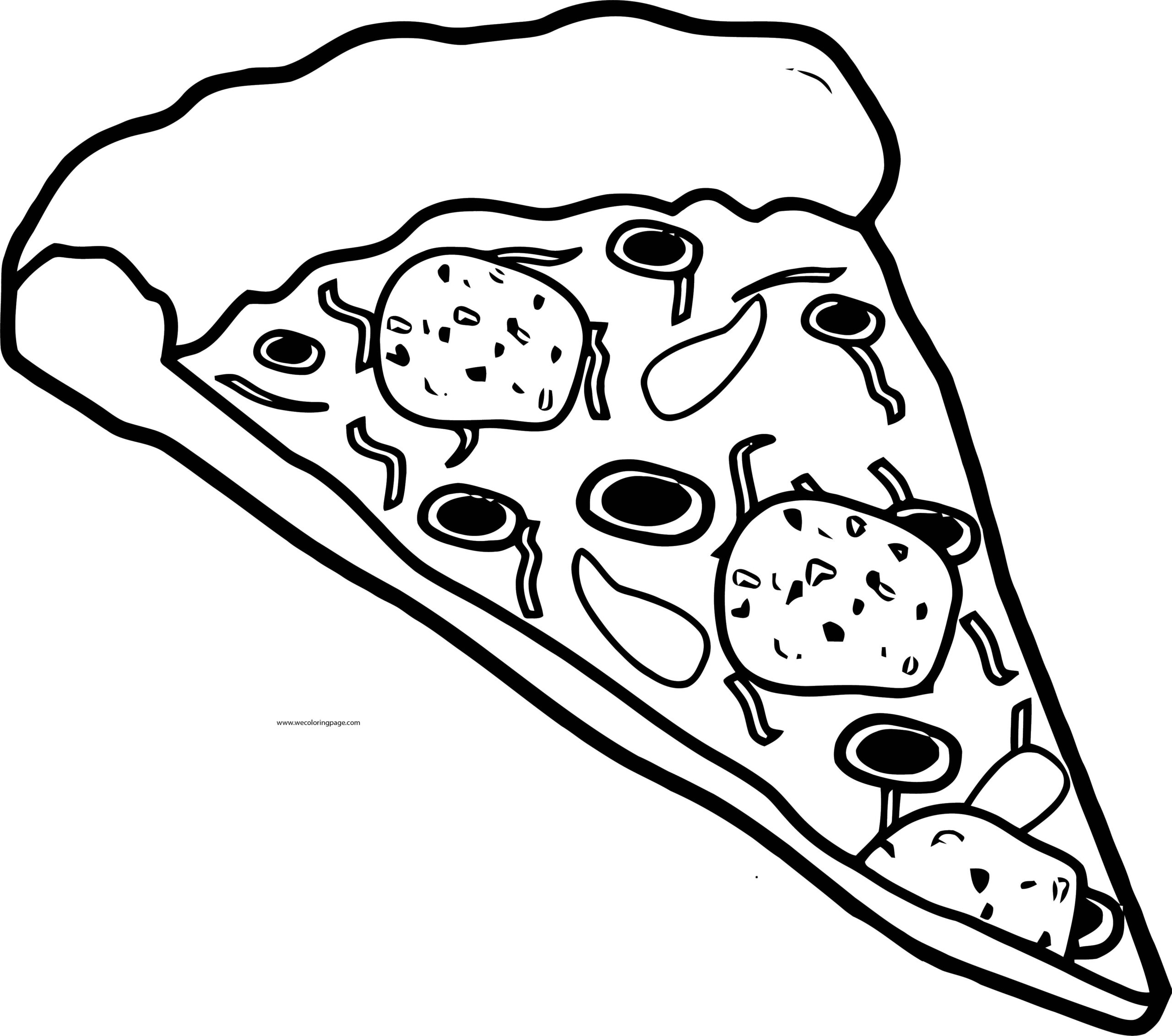 Pizza Coloring Page WeColoringPage 37 Wecoloringpage