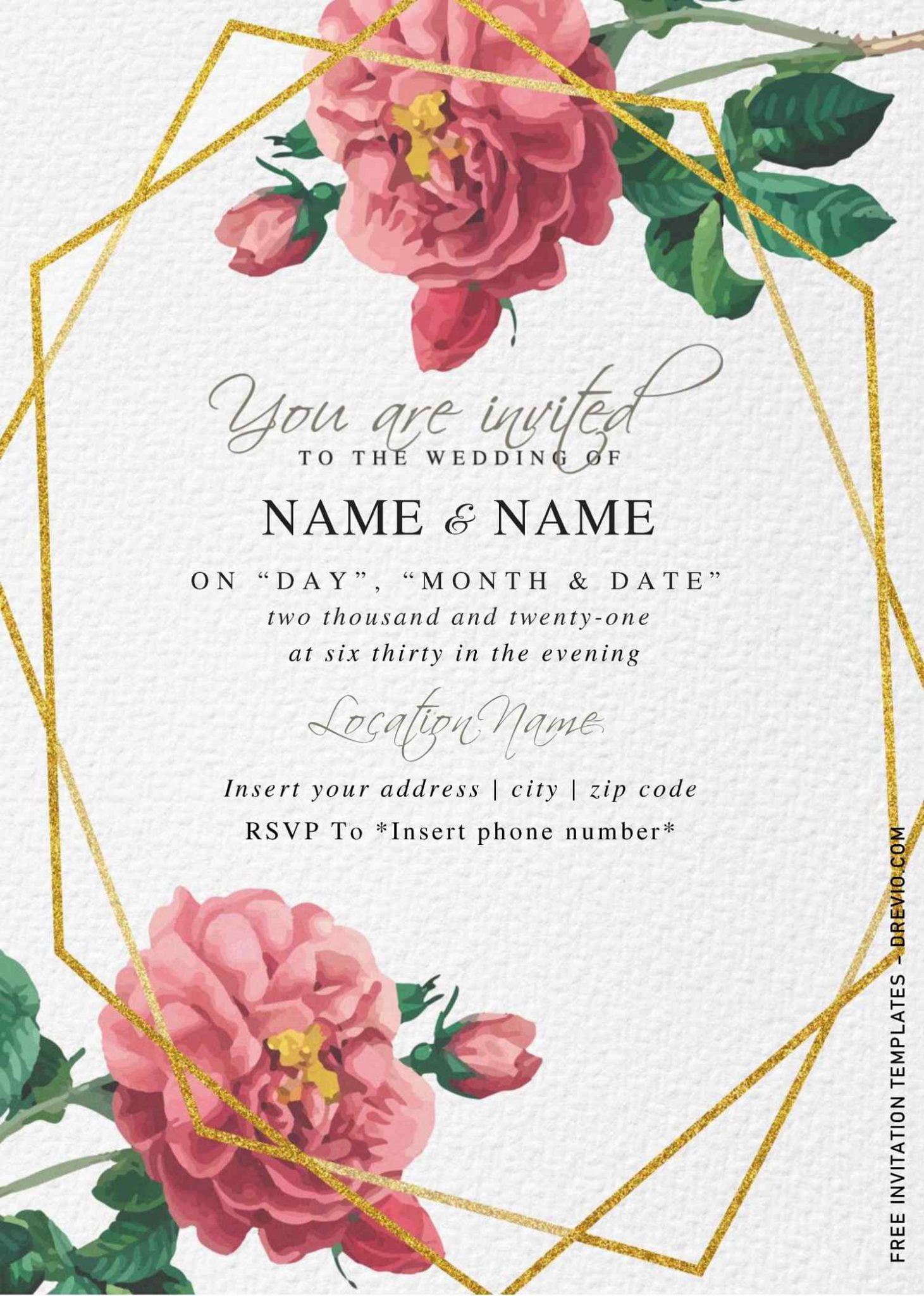text invitation template free