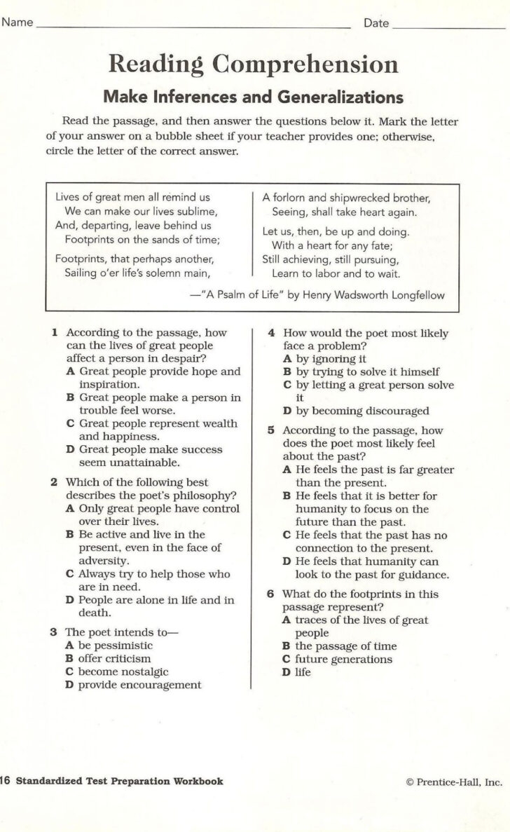 Reading Comprehension For Middle School Students Reading 