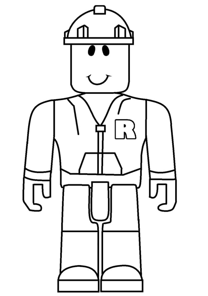 free roblox coloring pages