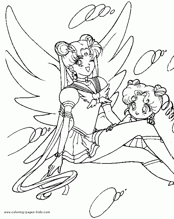Sailor Moon Color Page Cartoon Color Pages Printable Cartoon 