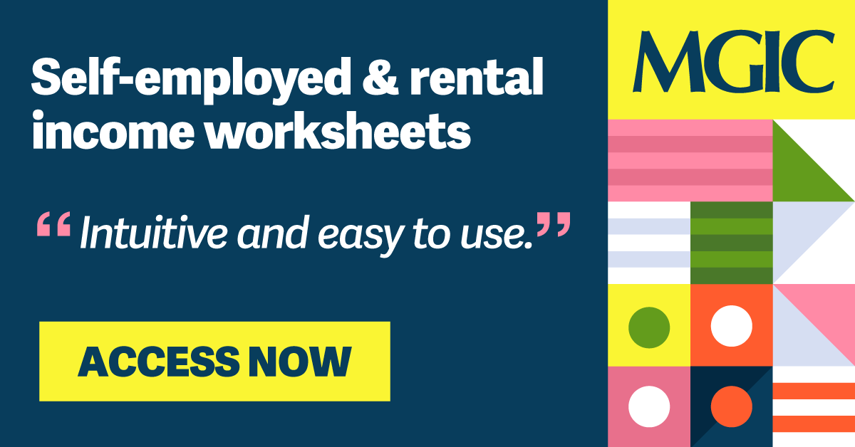 mgic self employed worksheet