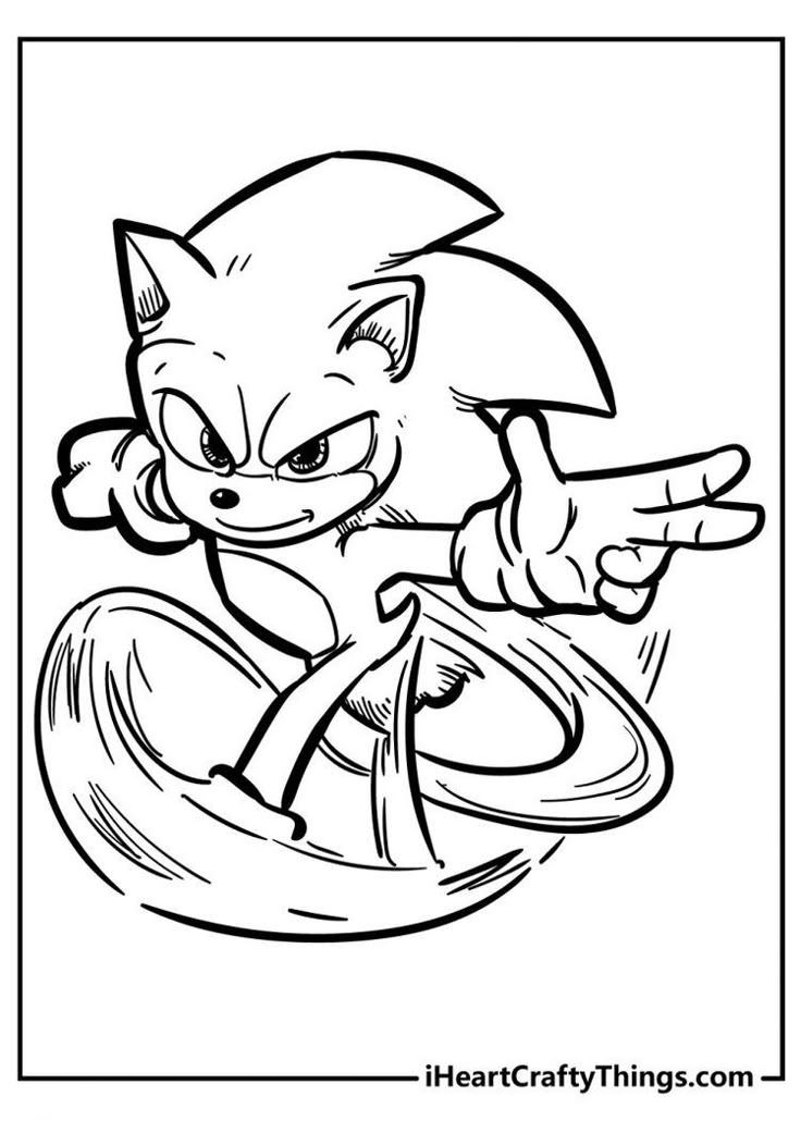 Sonic The Hedgehog Coloring Pages Hedgehog Colors Coloring Pages 