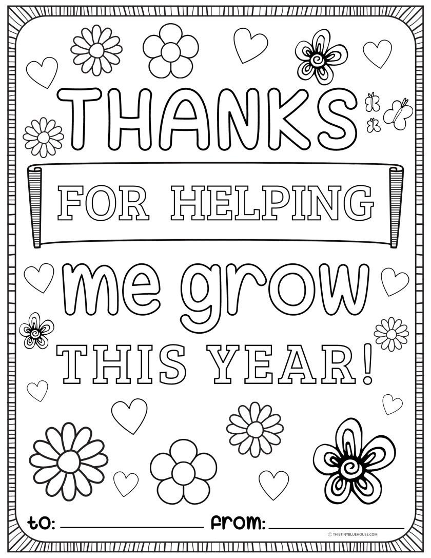 happy teacher appreciation week printable card