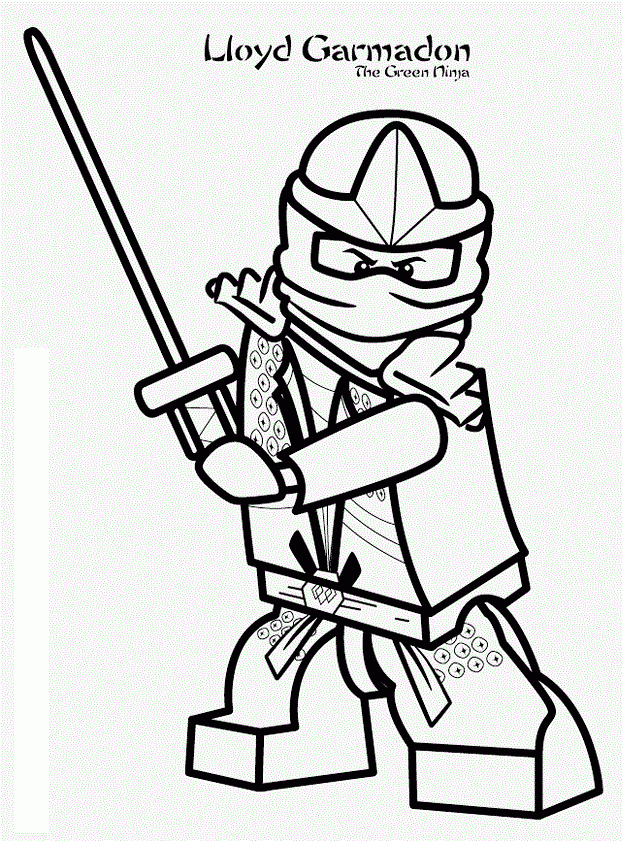 Ninja Coloring Page
