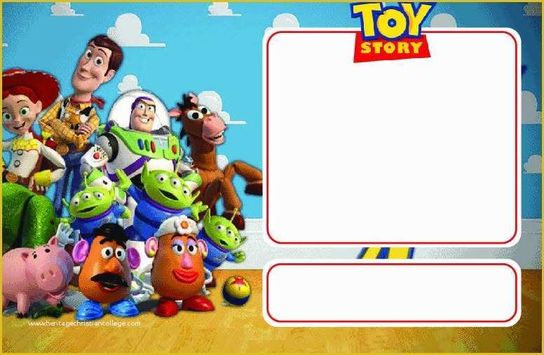 toy story invitation template free