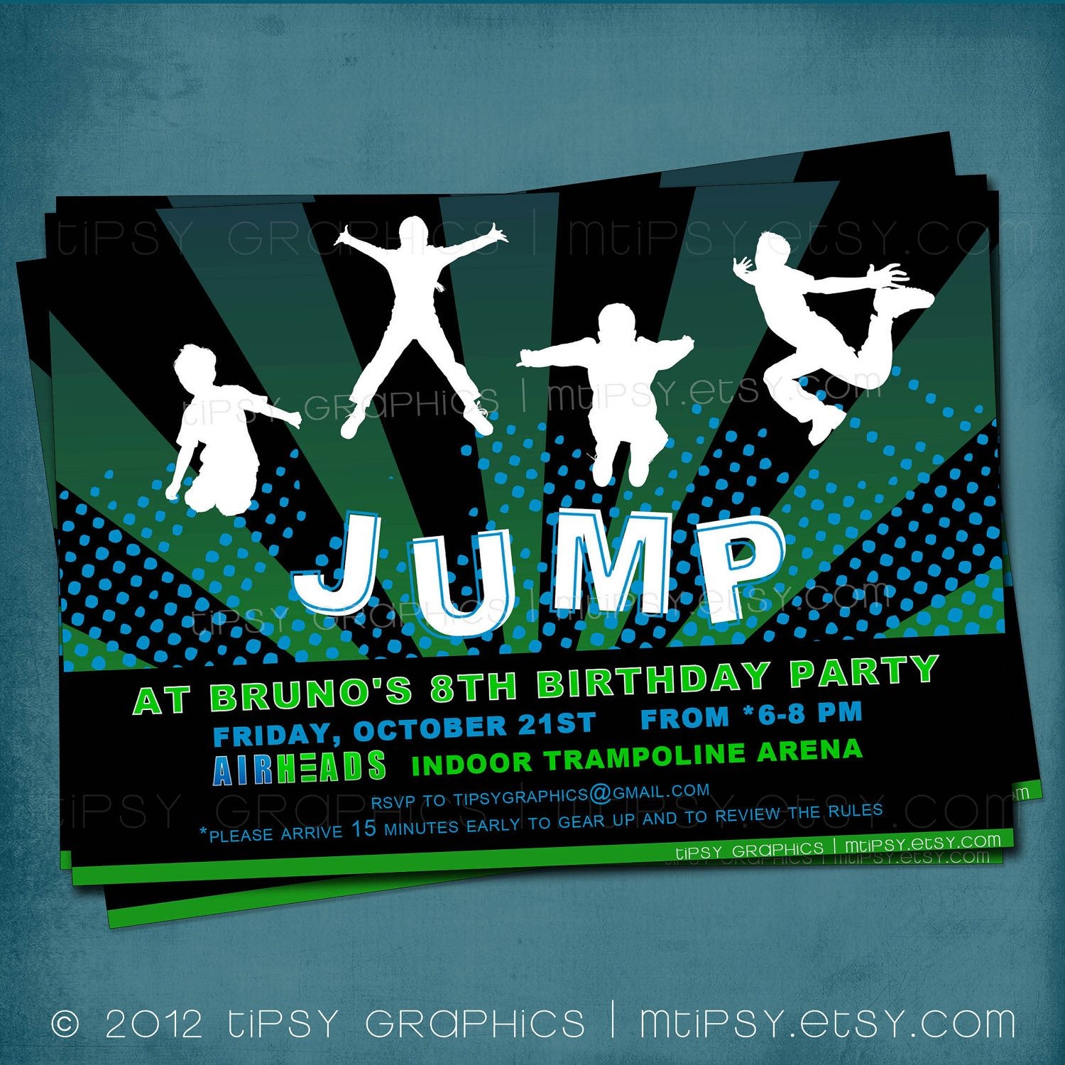 Trampoline Party Invite Template Free Printable Word Searches