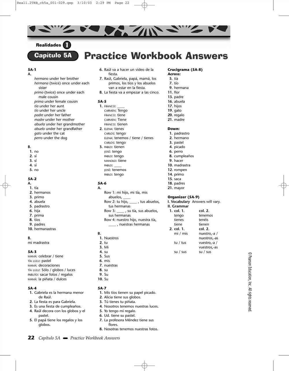 Unlock The Answers Capitulo 3 Answer Key Revealed