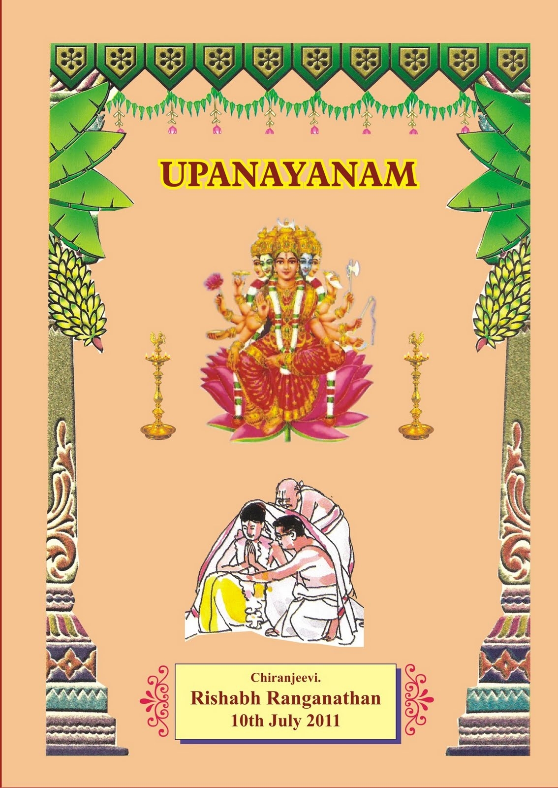 upanayanam invitation template