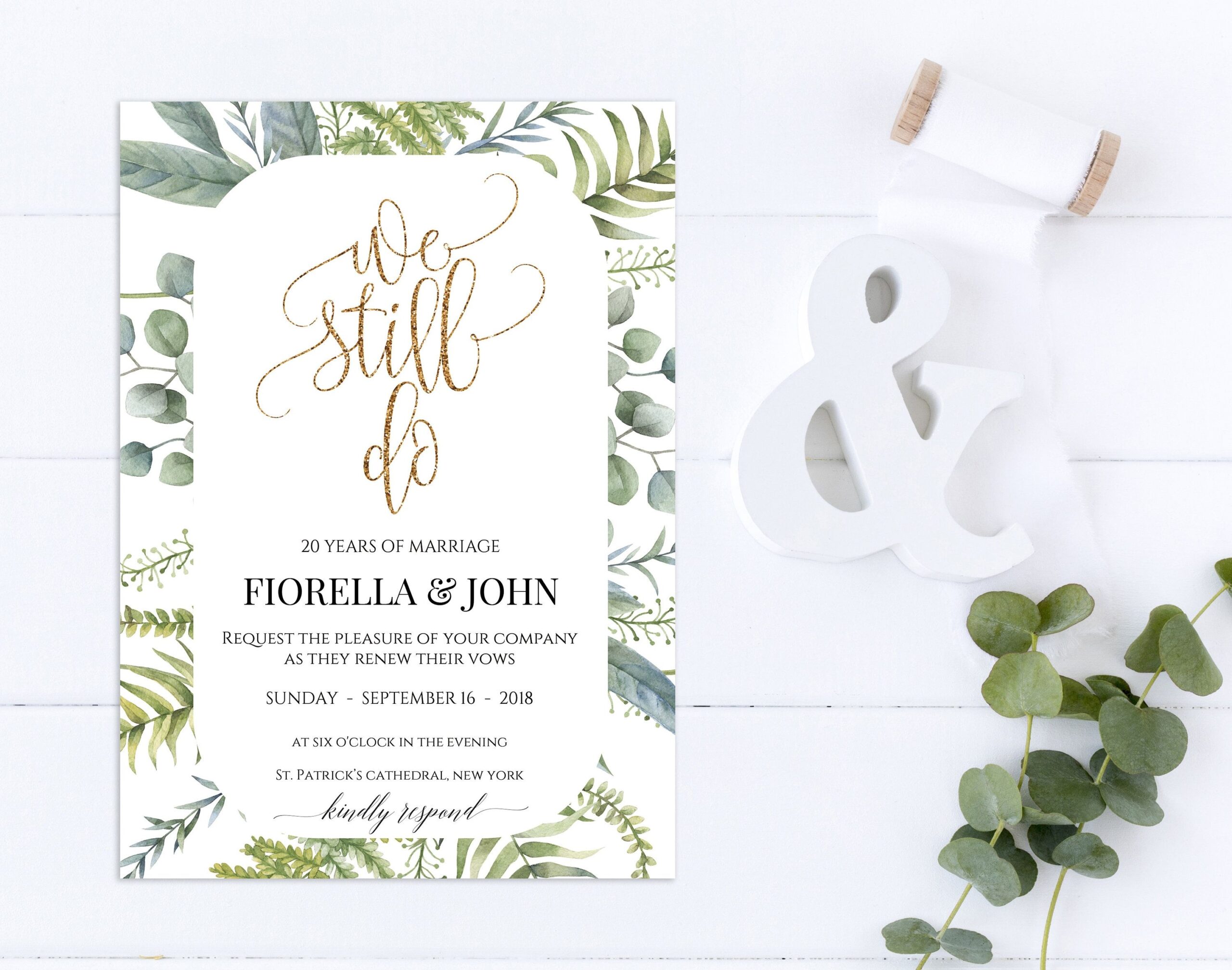Vow Renewal Invitations Templates Free
