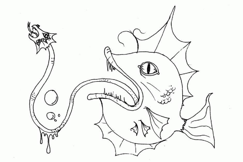 Water Monster Coloring Pages Coloring Book 6000 Coloring Pages 