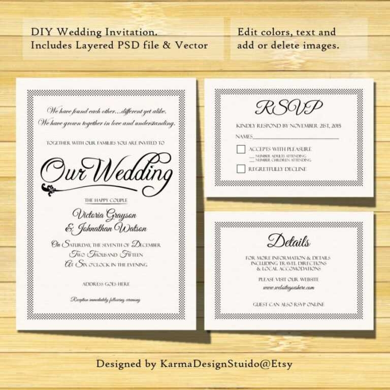 Wedding Invitation Template Instant Download Printable Inside Free 