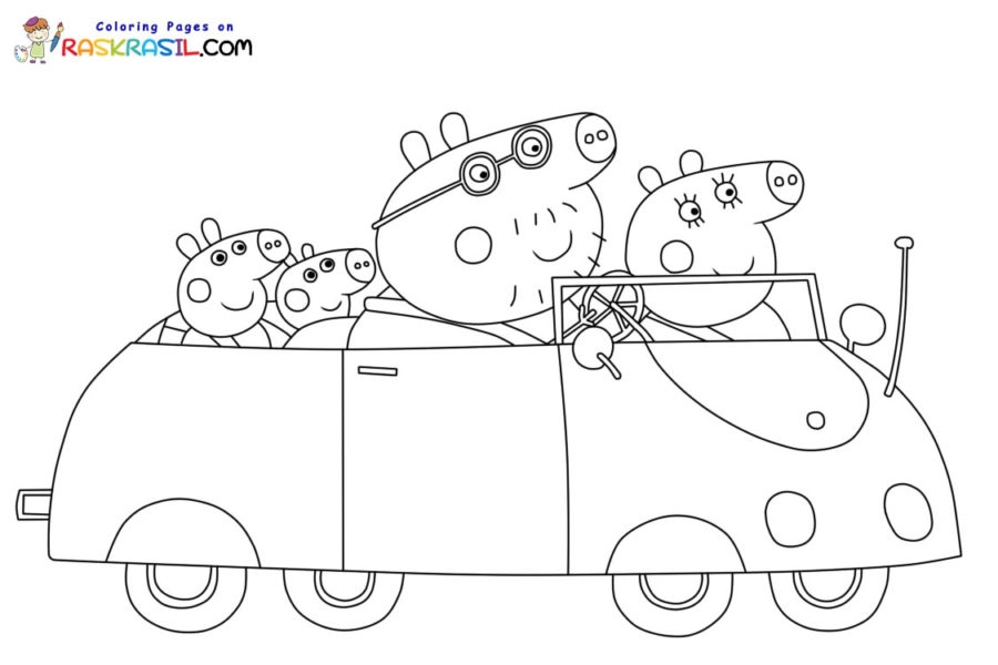 Peppa Pig Coloring Page