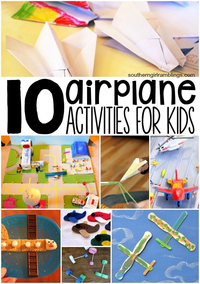 10 Airplane Activities For Kids From Mom 39 s Desk Activities For Kids 