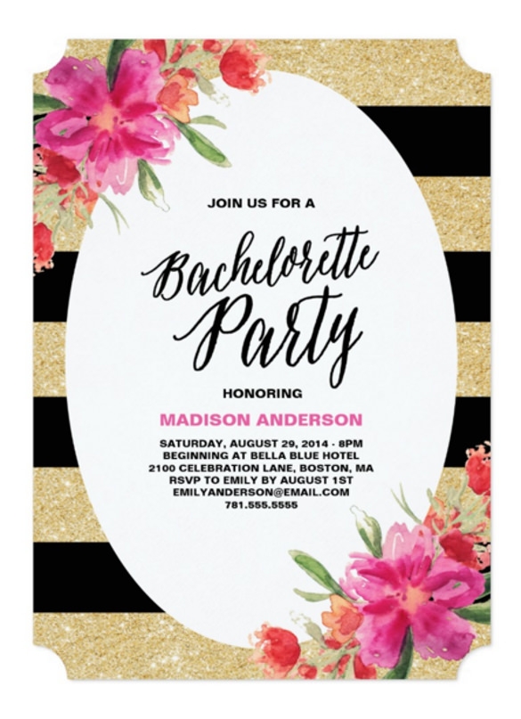 10 Bachelorette Party Invite Template PNG US Invitation Template