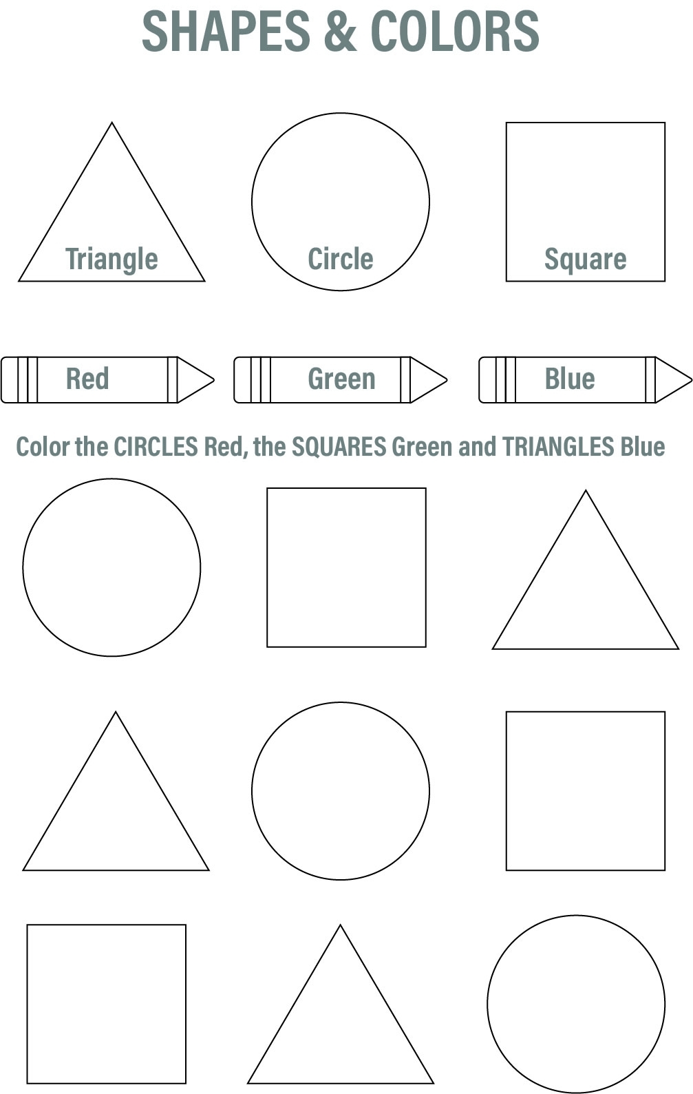 printable worksheets for preschool