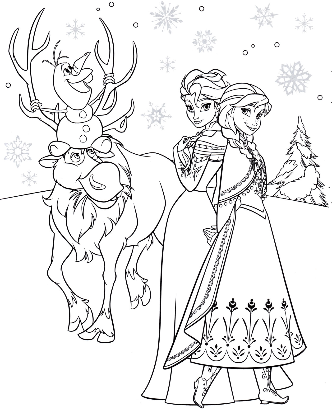 Coloring Pages Frozen