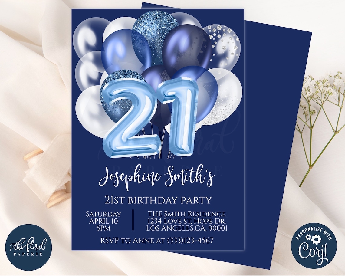 10 Printable 21st Birthday Invitations Template Sampl Vrogue co