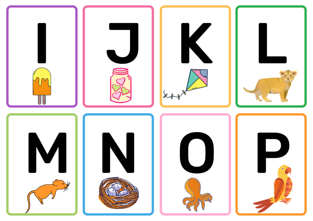 letter flash cards printable free