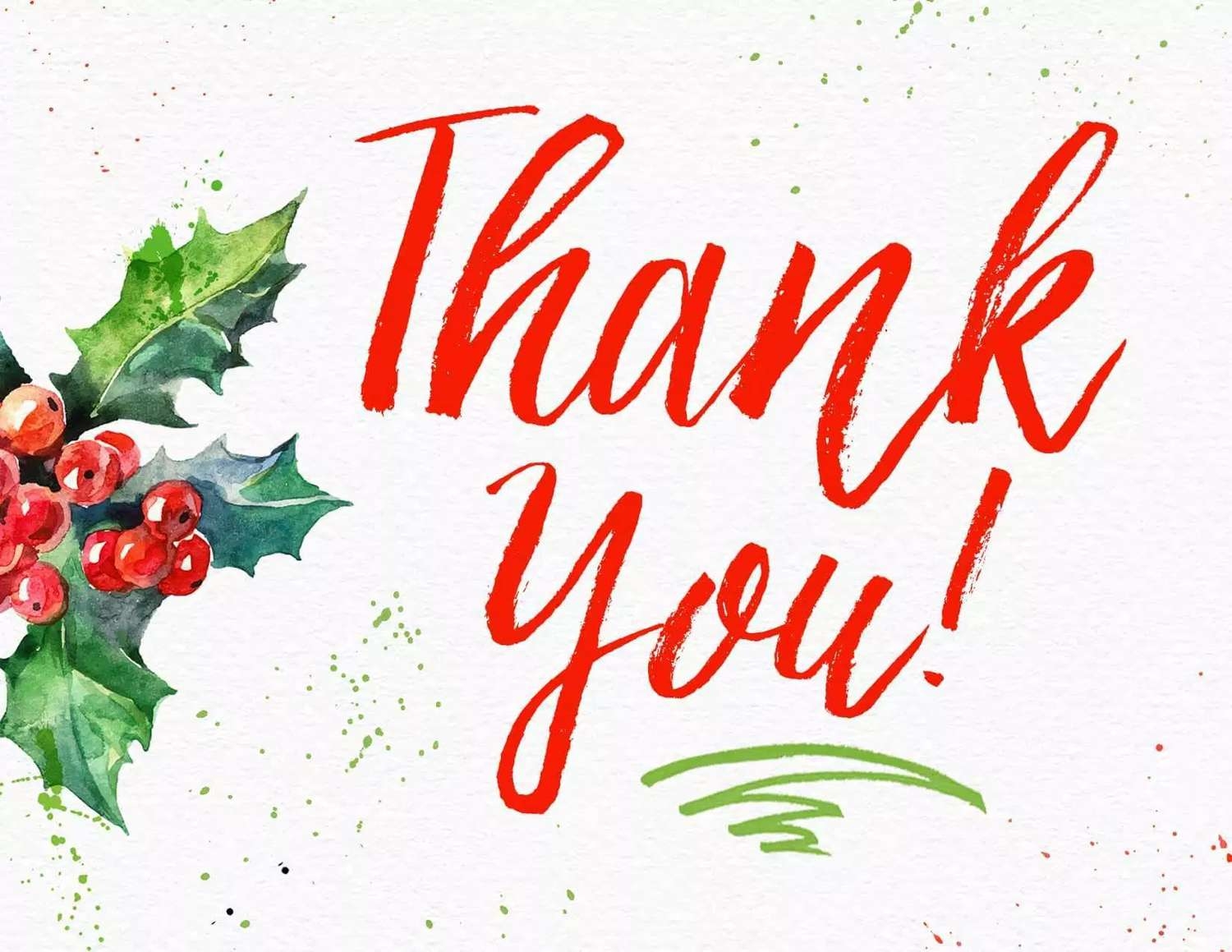 free printable winter thank you cards