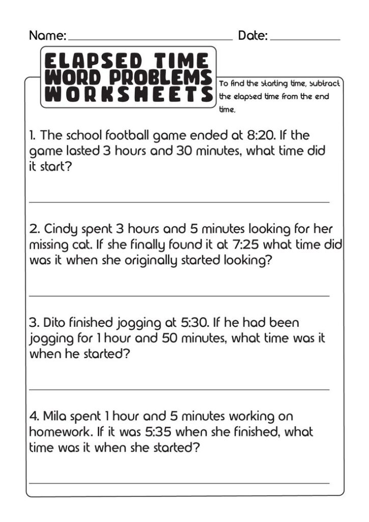 12 Telling Time Worksheets 3rd Grade