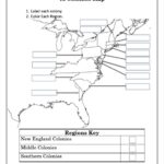 13 Colonies Interactive Map Worksheets Library