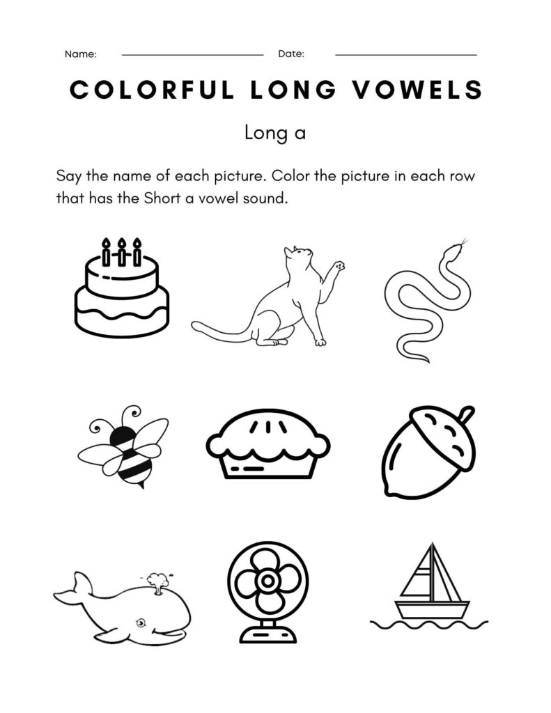 14 Learning Vowels Worksheet Learning Kids