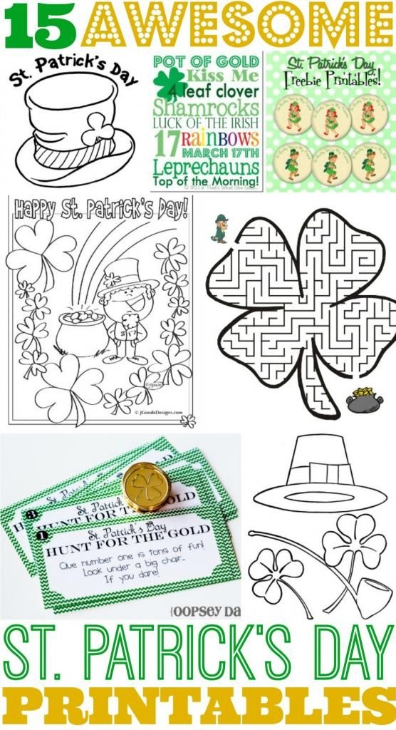 15 Awesome St Patrick 39 s Day Free Printables For Kids Classy Mommy 