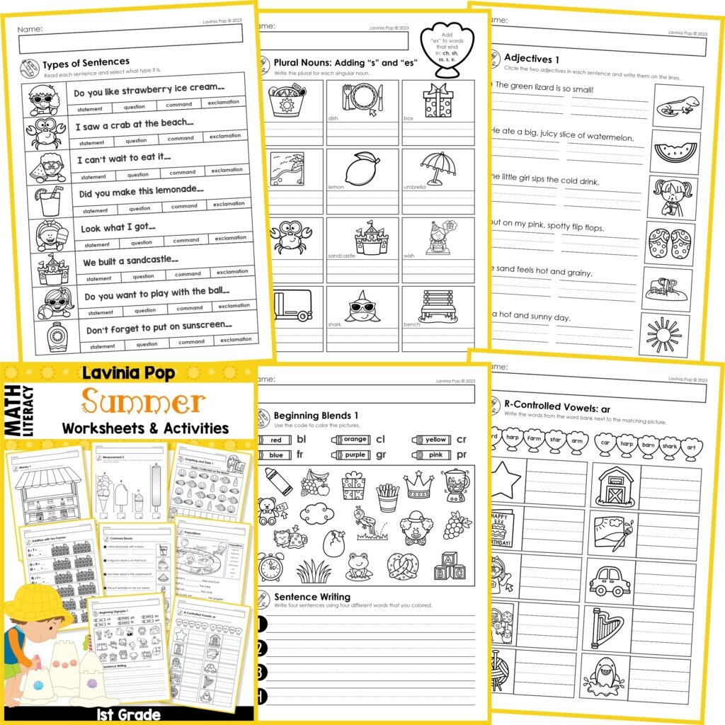 1st grade worksheet