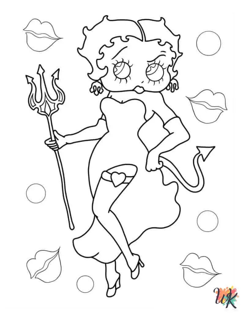Betty Boop Coloring Pages
