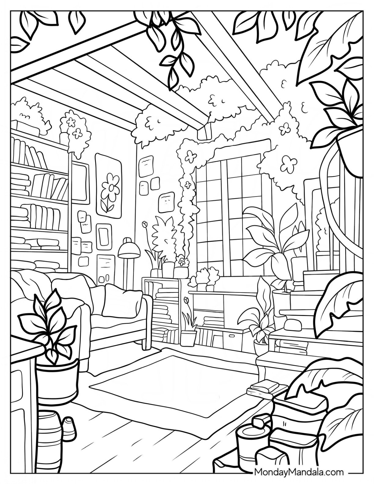 Girl Coloring Book Pages