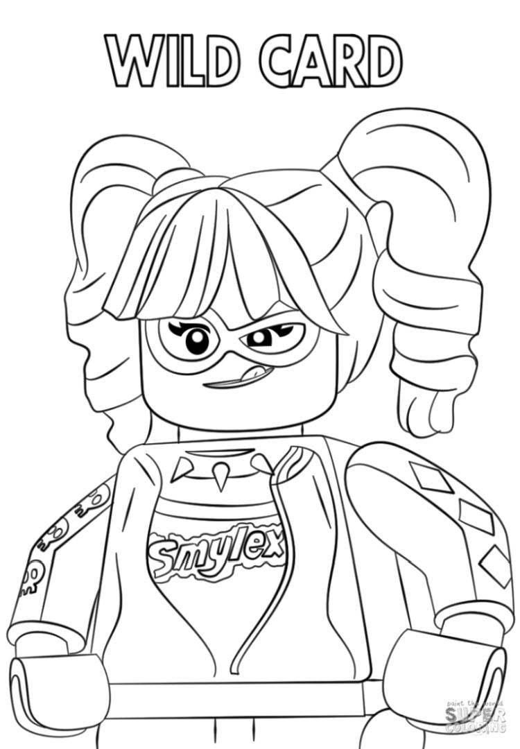 Harley Quinn Coloring Pages