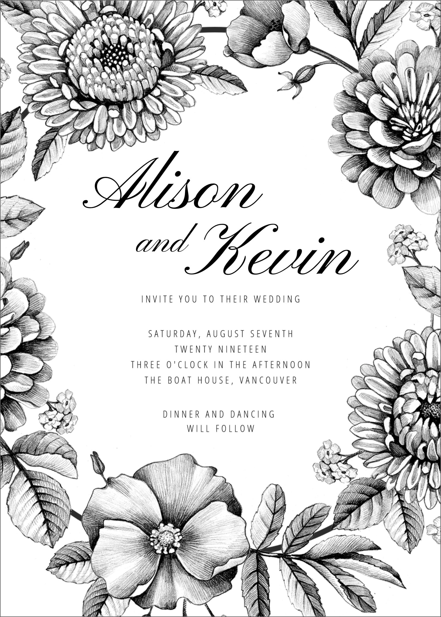 online wedding invitation templates