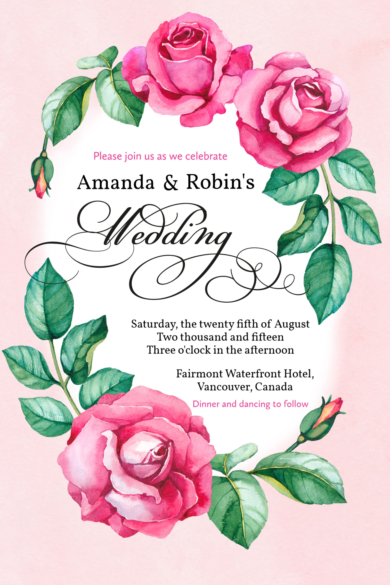 20 Free Wedding Invitation Template Cards Printable And Editable PSD