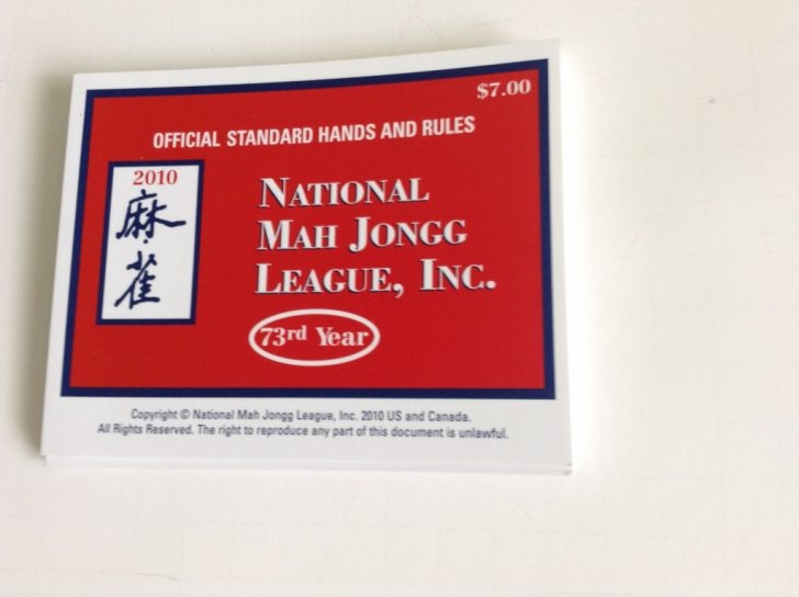 2010 National Mah Jongg League Card Mahjong Cards Printable 2017 