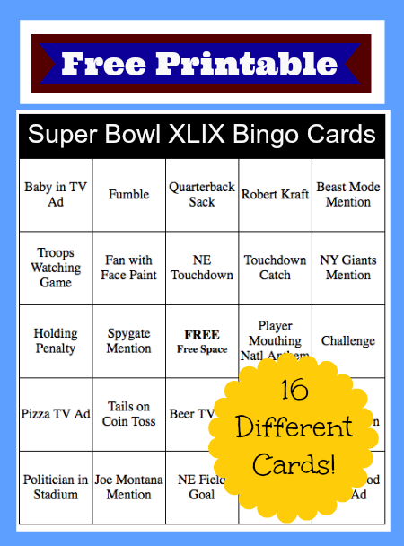 free super bowl bingo cards printable pdf